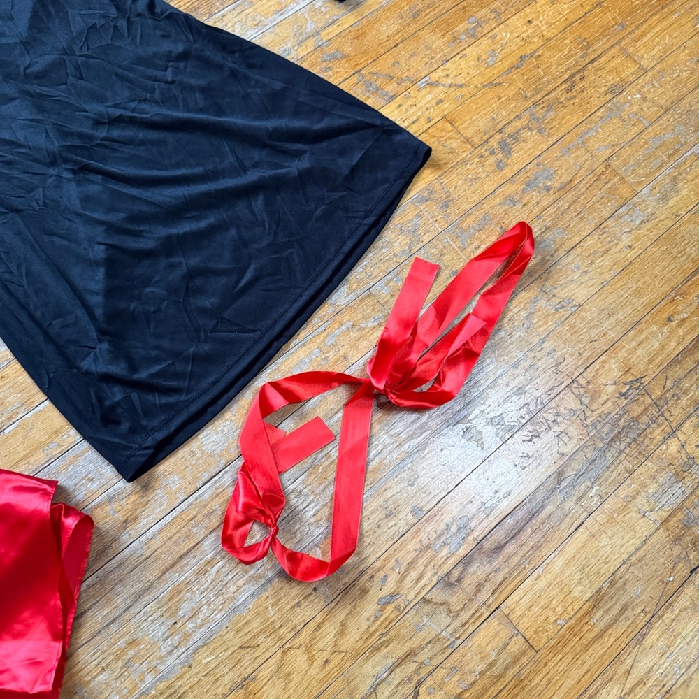 Dreamgirl‎ Ninja Costume for Adults - Black and Red - Picture 5 of 9